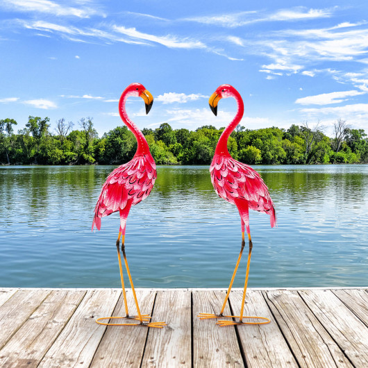 GT3850 Flamingo Garden Statue Set - 2 Piece