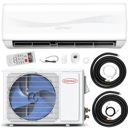 FP10302US-WH- 12000 BTU 20 SEER2 115V Ductless Mini Split Air Conditioner, White -  Costway, FP10302US-WH+