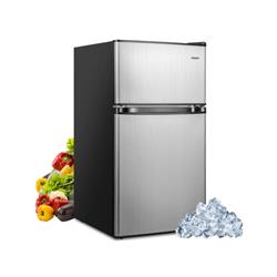 Picture of Costway FP10226US-SL 3.2 cu ft. Compact Mini Fridge with 5 Temperature Settings