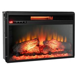 Picture of Costway FP10251US-BK 26 in. Infrared Electric Fireplace Insert with Remote Control, Black