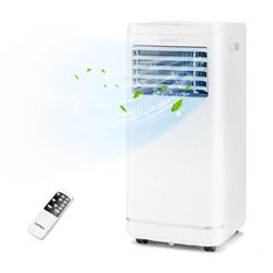 FP10264US-WH 8000 BTU Portable Air Conditioner with Dehumidifier & Fan Mode, White -  Costway