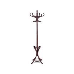 Picture of Costway HW55588MG Wood Standing Hat Coat Rack with Umbrella Stand&#44; Brown
