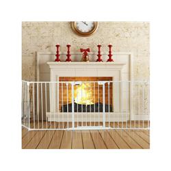Picture of Costway HW70513WH 115 in. 5-Panel Adjustable Wide Fireplace Fence&#44; White