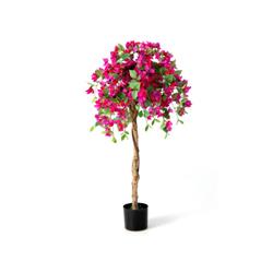 HZ10097 4.5 ft. Artificial Azalea Tree with Cement Pot