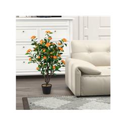 HZ10118 3.3 ft. Artificial Camellia Tree for Indoor & Outdoor