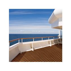 Picture of Costway HZ10123BN EVA Foam Boat Decking Sheet with Diamond Shape for Boat Surfboard&#44; Brown