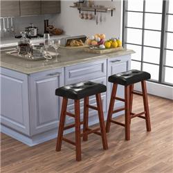Picture of Costway JV10936-29 29 in. Modern Backless Bar Stool with Padded Cushion - Set of 2