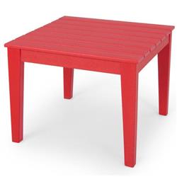 HY10047RE-1 25.5 in. Kids Square Activity Play Table, Red