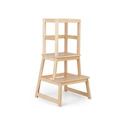 Picture of Costway HY10049NA 2-in-1 Multifunctional Toddler Step Stool with Safety Rail&#44; Natural