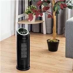EP23759 1500W LED Portable Oscillating PTC Ceramic Space Heater - Black