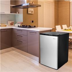 Picture of Total Tactic EP23796 3 cu ft. Compact Upright Freezer with Stainless Steel Door