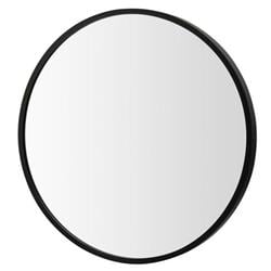 Picture of Costway JV10612BK 16 in. Round Wall Mirror with Aluminum Alloy Frame, Black
