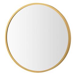 Picture of Costway JV10612GD 16 in. Round Wall Mirror with Aluminum Alloy Frame, Golden
