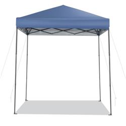 NP10849BL 6.6 x 6.6 ft. Outdoor Pop-Up Canopy Tent with UPF 50 Plus Sun Protection, Blue