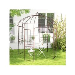NP10872CP 8.4 x 7 ft. Wide Birdcage Shape Garden Arbor