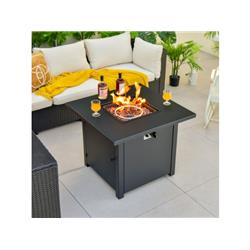 Picture of Costway NP10882 32 in. 50000 BTU Square Propane Gas Fire Pit Table