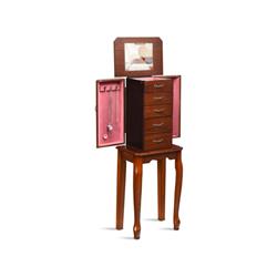 JV10555 Large Storage Capacity Jewelry Cabinet with 5-Drawer