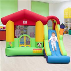 Picture of Costway NP10802US Inflatable Bounce House with Ocean Balls & 735W Air Blower