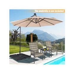 NP10621 13L Cantilever Offset Patio Umbrella Base with Easy-Fill Spouts - 4 Piece
