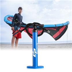 SP36540 Double Action Manual Inflation SUP Hand Pump with Gauge - Upper Half Black & Lower Blue