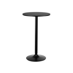 Picture of Costway JV10790DK 24 in. Modern Style Round Cocktail Table with Metal Base & MDF Top