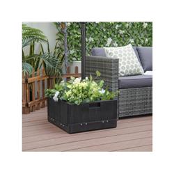 NP11093 175 lbs Outdoor Fillable Umbrella Base with Table Tray
