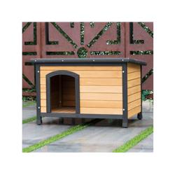 Picture of Costway PS7099-M Wooden Extreme Weather Resistan Dog House Pet Shelter - Medium