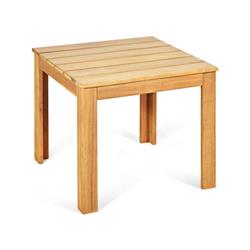 OP70304OR Wooden Square Patio Coffee Bistro Table, Natural