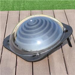 OP70841 Black Outdoor Solar Dome Swimming Pool Water Heater