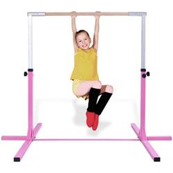 SP36146 Goplus Gymnastics Junior Adjustable Steel Horizontal Training Bar