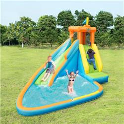 Picture of Costway OP70431-ES10151US Inflatable Water Slide Kids Bounce House with 750W Blower