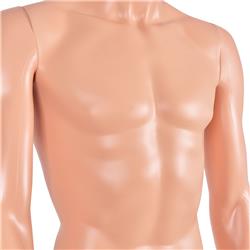 Picture of Total Tactic HW53953 6 ft. Male Mannequin Make Up Manikin with Metal Stand - Complexion