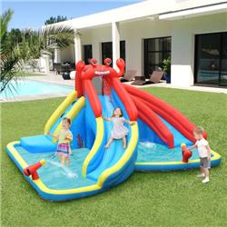 Picture of Costway OP70400-ES10151US Inflatable Water Slide Bounce House with Water Cannon & 750W Air Blower
