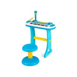 TM10021BL 31-Key Kids Piano Keyboard Toy with Microphone & Multiple Sounds for Age 3 Plus, Blue -  Costway