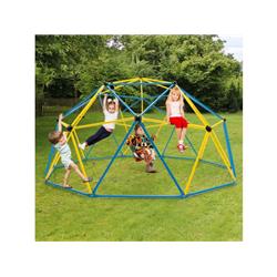 Picture of Costway TM10025YW 10 ft. Dome Climber with Swing & 800 lbs Load Capacity&#44; Multi Color