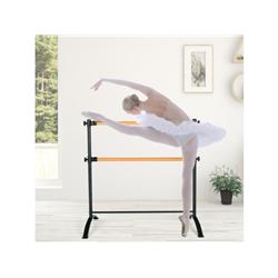 SP37862BK 4 ft. Portable Freestanding Double Ballet Barre, Black