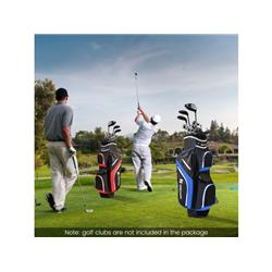 Picture of Costway SP37905BL Golf Cart Bag with 14-Way Top Dividers&#44; Blue