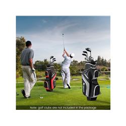 Picture of Costway SP37905HS Golf Cart Bag with 14-Way Top Dividers&#44; Gray