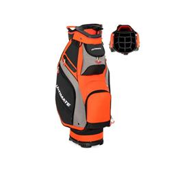 Picture of Costway SP37827RE 10.5 in. Golf Stand Bag with 14-Way Full-Length Dividers & 7 Zippered Pockets&#44; Red