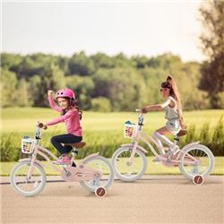 TS10086PI-18 Children Bicycle with Front Handbrake & Rear Coaster Brake, Pink