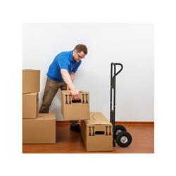 Picture of Costway TH10051DK P-Handle Hand Truck with Foldable Load Plate for Warehouse Garage&#44; Black