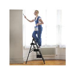 TJ10007DK 3-Step Ladder with Wide Anti-Slip Pedal