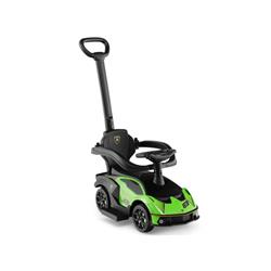 TQ10118GN 3-in-1 Licensed Lamborghini Ride on Push Car with Handle Guardrail, Green