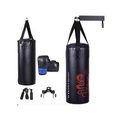 Picture of Costway SP37545 40 lbs Filled Punching Boxing Set with Jump Rope & Gloves - 5 Piece