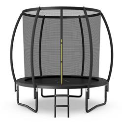 Picture of Costway TW10071BK- 10 ft. ASTM Approved Recreational Trampoline with Ladder, Black