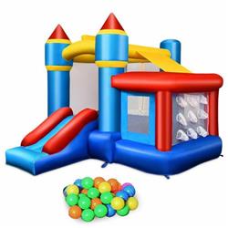 Picture of Costway TY327055 Inflatable Bounce House Castle with Balls & Bag