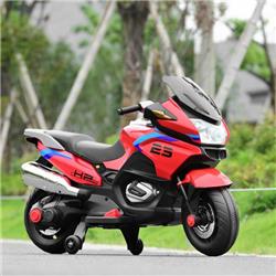 TY327786RE 12V Kids Ride On Motorcycle Electric Motor Bike Toy, Red