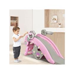 Picture of Costway TY327654PI 4-in-1 Baby Rocking Horse Slide Set&#44; Pink