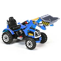 TY327431BL 12V Battery Powered Kids Ride on Dumper Truck Toy, Blue