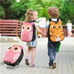 Picture of Total Tactic BN10019PI Lightweight & Portable Rolling Suitcase for Children&#44; Pink